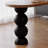 Brown Half-circle Solid Wood writing desk-118614631