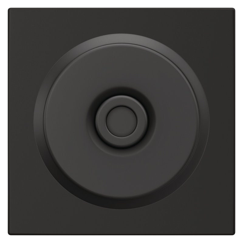 Bowery Privacy (Bed & Bath) Door Knob with Rosette, Matte Black, Privacy