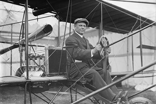 « biplane pilot », reproduction de photo, 24 po x 36 po