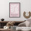 «Botanical Matisse Leaf Blush», reproduction d'art moderne sans cadre Mid-Century-1856784439