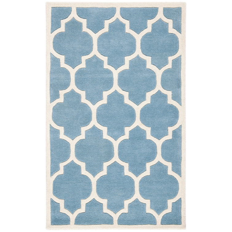 Carolene Hand Tufted Wool Geometric Rug