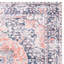 Tapis oriental tissé à plat à la main ivoire / bleu marine / rose Joppatowne-1679599138