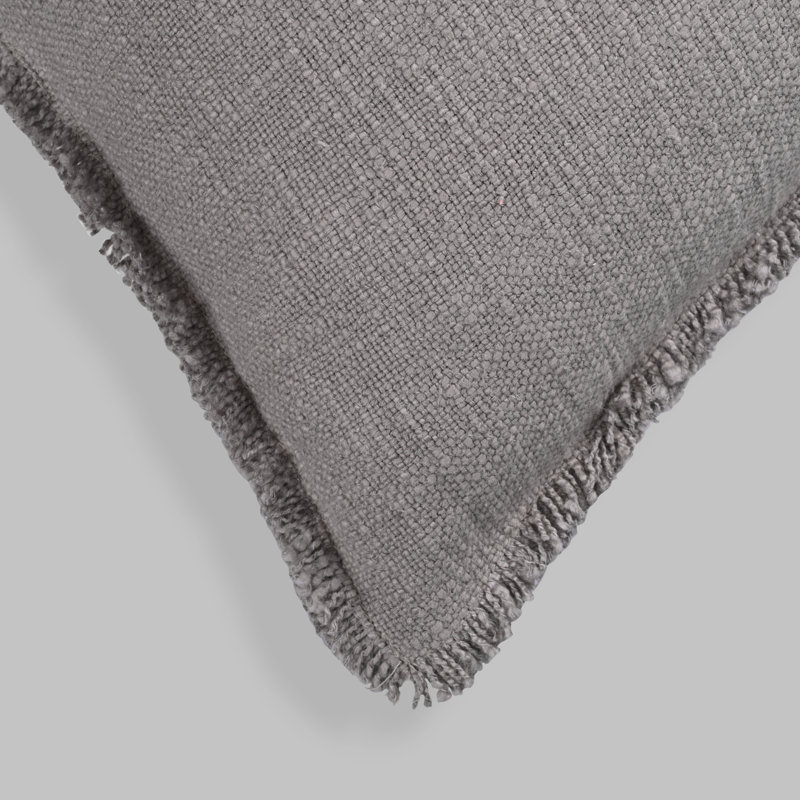 Coussin Nathanim Organic Chic, Gris ombragé