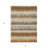 3' X 5' Brown Beige And Ivory Striped Washable Indoor Outdoor Area Rug