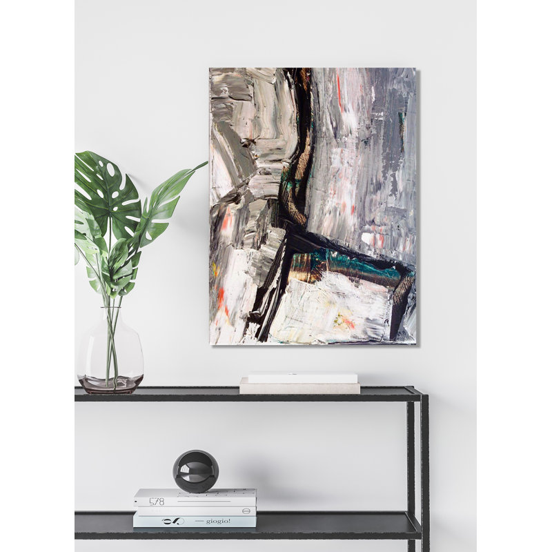 Achair Print by John Beard, Black Framed Canvas, 25.5" H x 21.5" W x 1.75" D