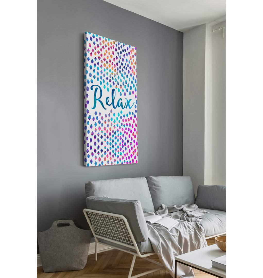 „Relax“ Kunstdruck auf Leinwand aus der Elisabeth Fredriksson-Kollektion