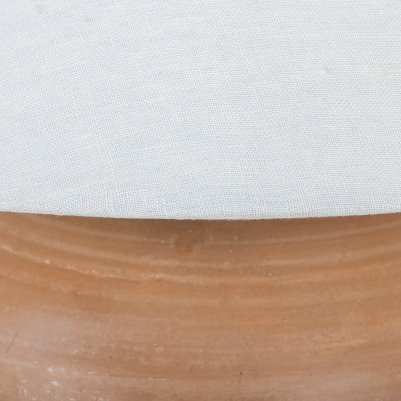 Civita Table Lamp, Aged Natural Terracotta