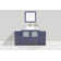Karson 60'' Single Bathroom Vanity with Engineered Marble Top with Mirror