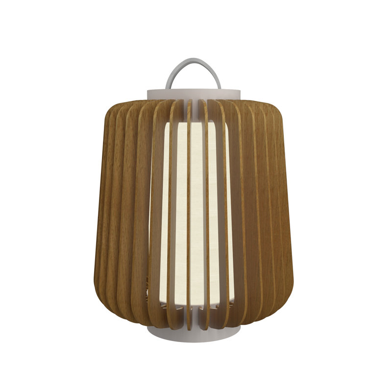 Louro Freijo Natural Wood Veneer Table Lamp