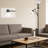 71-Inch Adjustable Arc Floor Lamp With Glass Shade, Modern Torchiere Reading Light For Living Room And Bedroom, Includes Bulb And Knob Switch