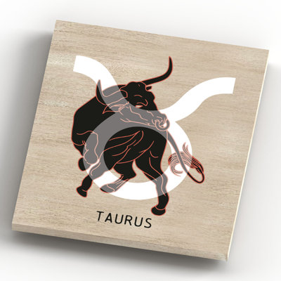 Kana Zodiac Wall Decor on Solid Wood
