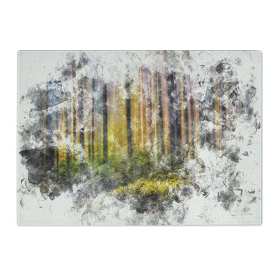 Tempered Glass Forest Dreams Chopping Board