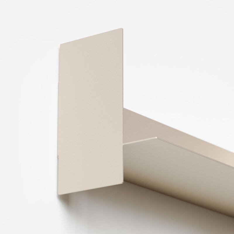 PLI Wall Shelf, 23.62"W, Cream White