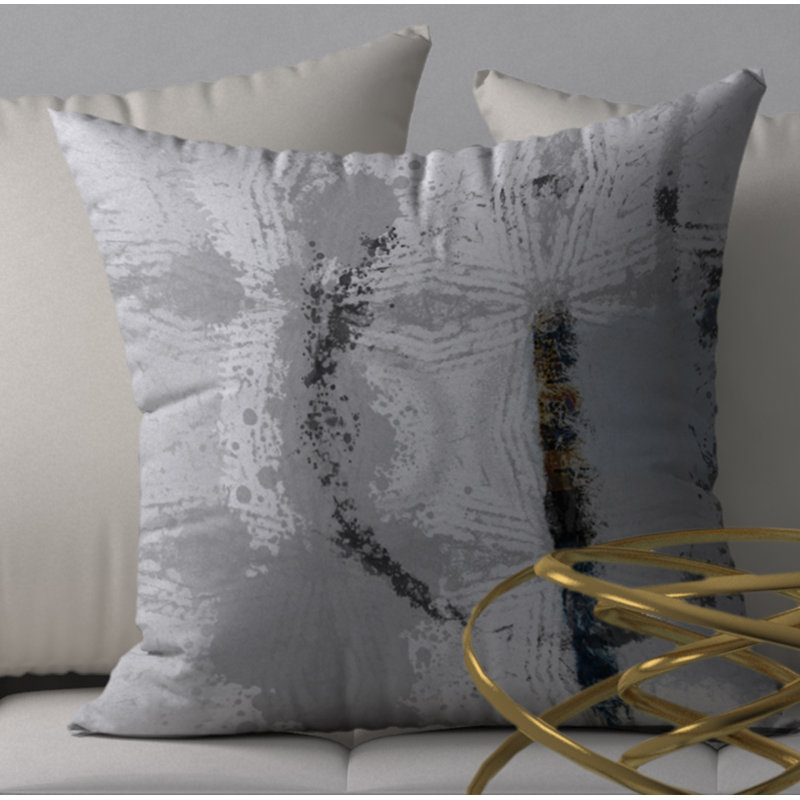 Geometric Reversible Throw Pillow, 18" x 18"
