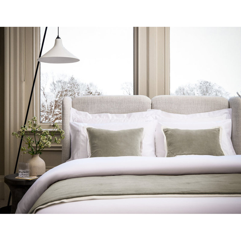 Balmoral Duvet Cover Set, King Duvet Cover + 2 Standard Pillowcases, White