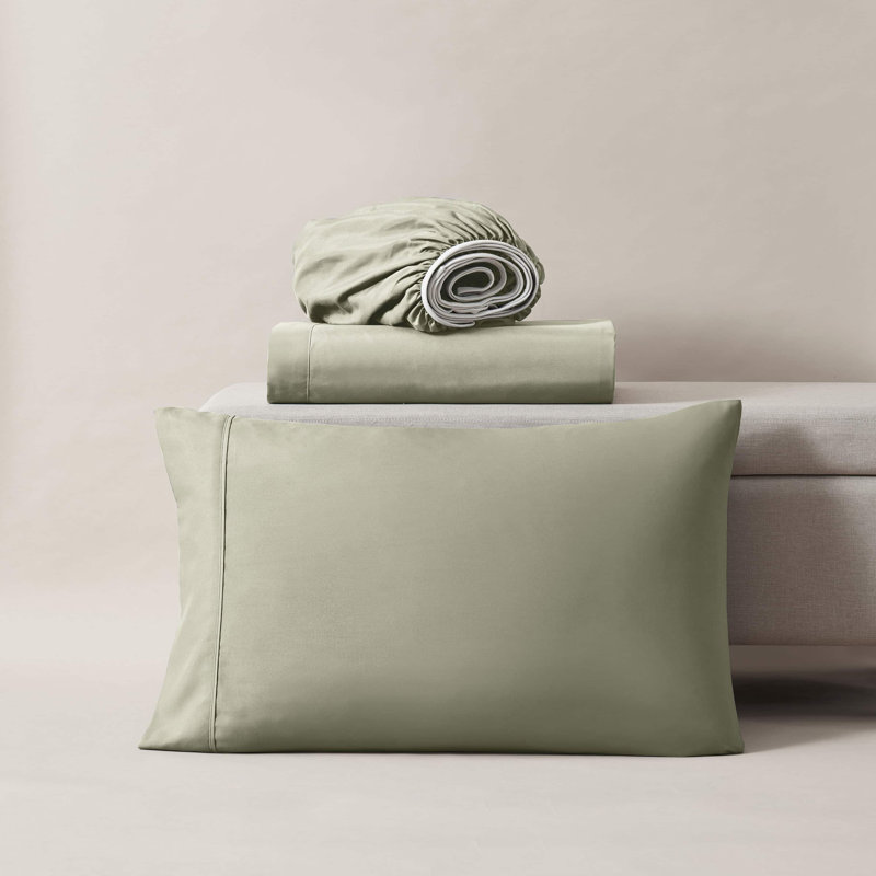 Ensemble de draps ultra doux et respirant Hotel Collection, Très grand simple, Sauge