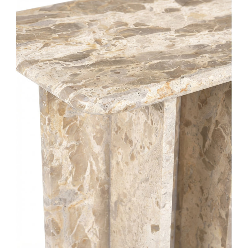 Table d'appoint en marbre Loom