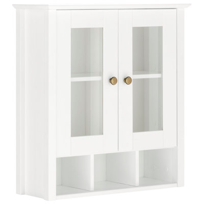 Aymen Solid Wood Bathroom Storage Furniture Set