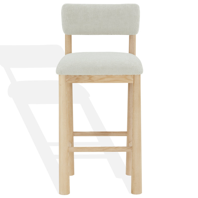 Tabouret Boston Boucle, Taupe, Tabouret de bar (siège d’une hauteur de 30 po)