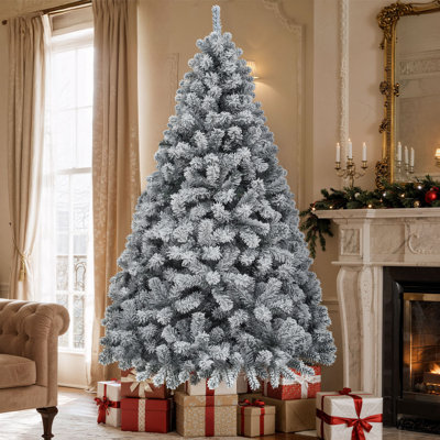 Lighted Artificial Pine Christmas Tree