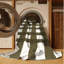 Machine Washable Checkered Brown Area Rug-1701457282