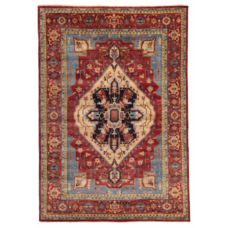 Tapis rouge Jules Serapi 9 pi 10 po x 13 pi 10 po