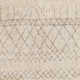 Clover Moroccan Handmade Cotton Gray/Cream Area Rug