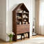 Bureau d'artisanat pliant avec tablettes de rangement