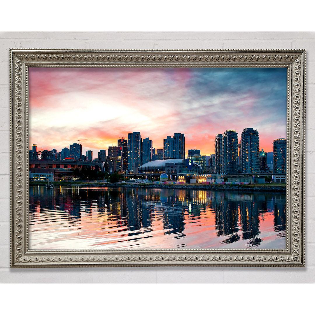 Vancouver Sunset - Einzelner Bilderrahmen Kunstdrucke