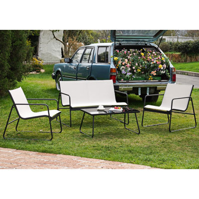 Ensemble de conversation pour 4 personnes Gelantipy