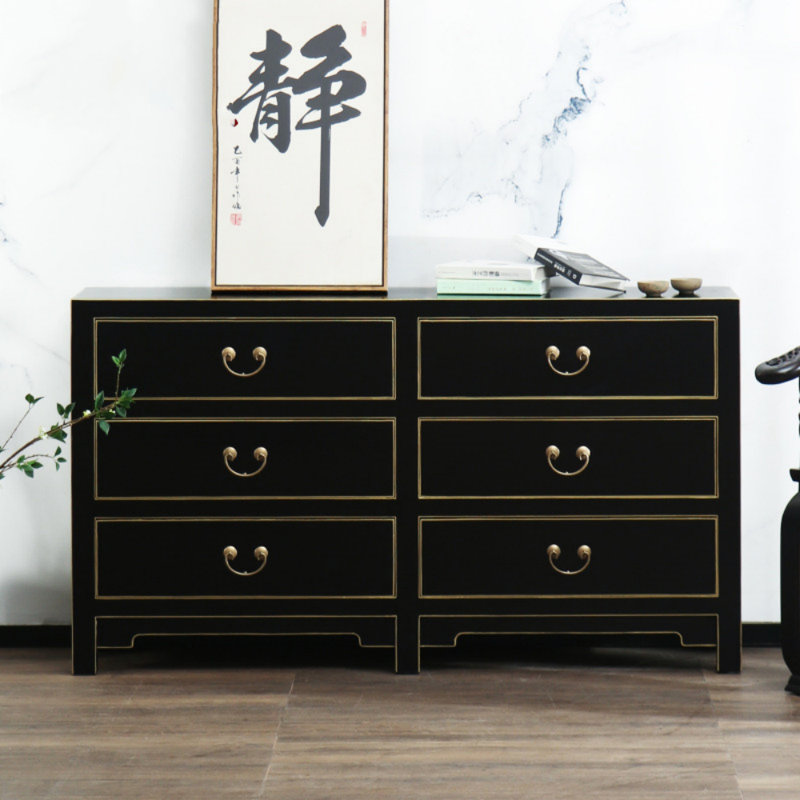 Black Classical Sideboard