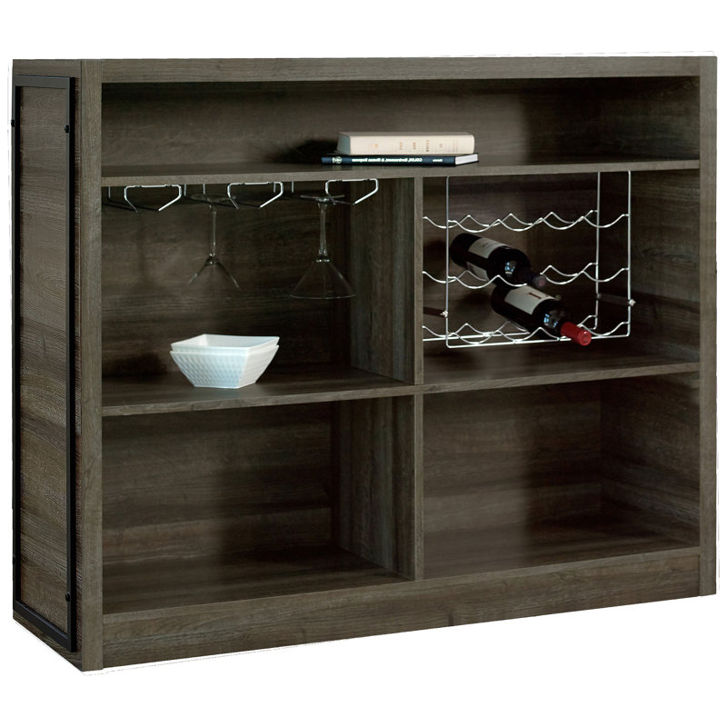 Armoire à vin en bois à 5 tablettes