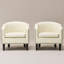 Fauteuil demi-tonneau capitonné 2 pièces Oscar-88292651