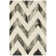 Vandermark Hand Tufted Wool/Cotton Geometric Rug in Ivory/Charcoal