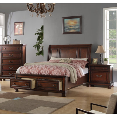 Ensemble de chambre à coucher 3 pièces Traditional