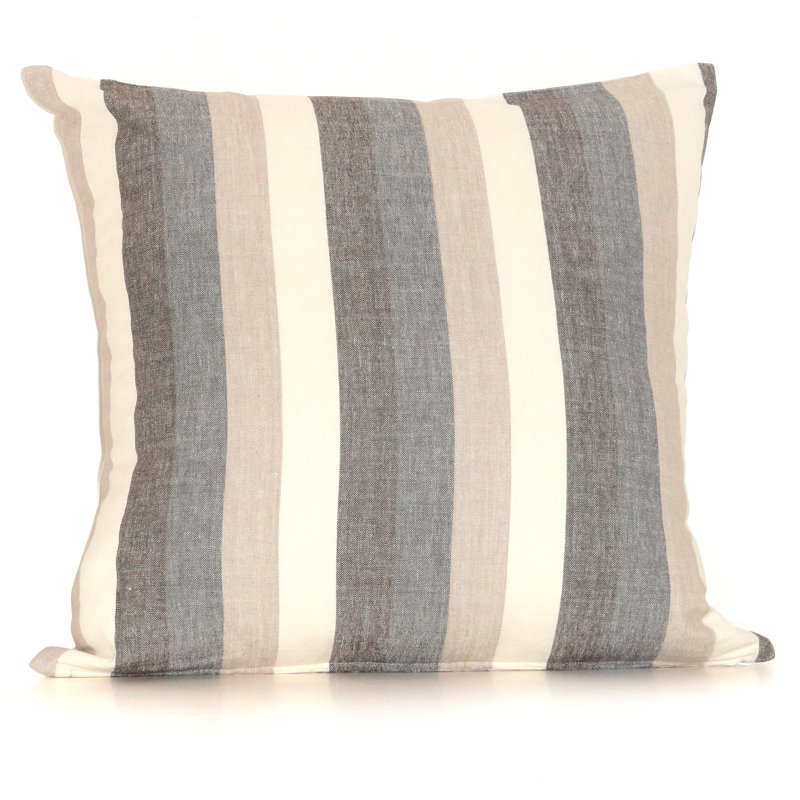 Brandee Striped Reversible Throw Pillow