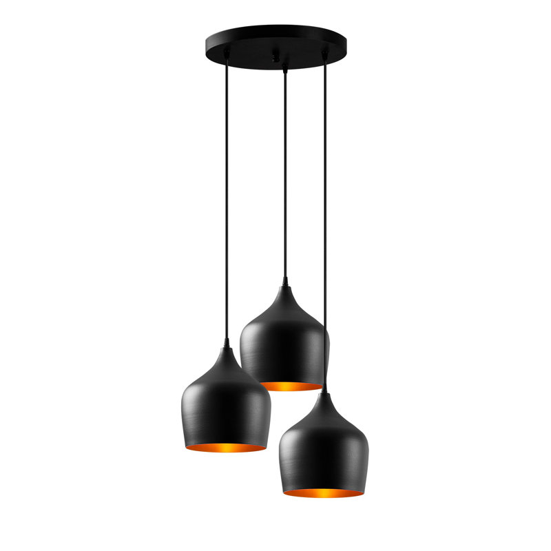 Vivanco 3 - Light Cluster Pendant, Black