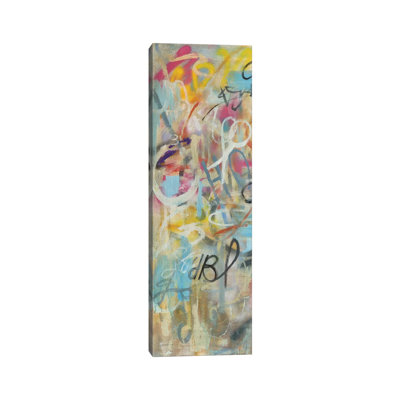 Graffiti Freedom Panel I by Danhui Nai - Wrapped Canvas Panoramic Gallery-Wrapped Canvas Giclée