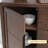 Modern Nut-Brown Solid Wood Sideboard