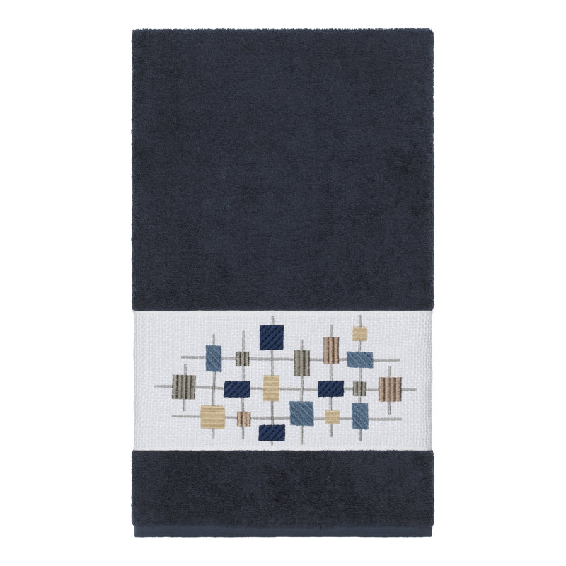 Serviette de bain Khloe, Bleu minuit