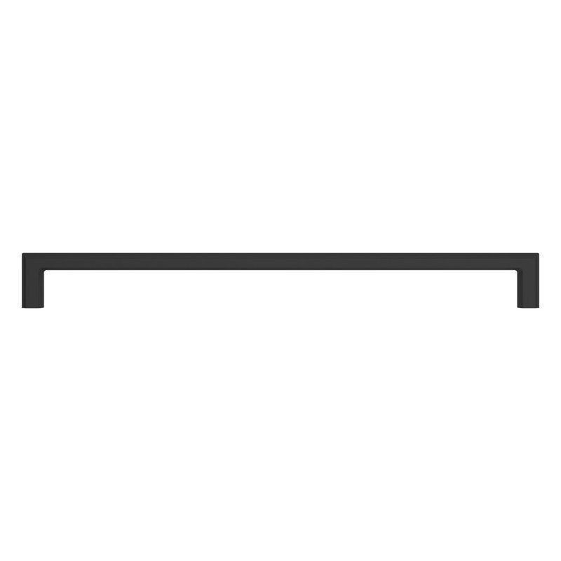 Satin Black Brass Traditional Appliance Pull with Mounting Hardware