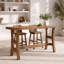 with Solid Wood Base Dining Table