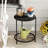 3 - Piece Metal Table Set, Waterproof Tables for Indoor and Outdoor -999540907