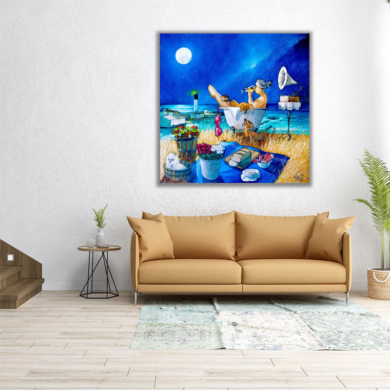 «Just Perfect At Vlees Bay», reproduction d'art sur toile, H 40 po x l 40 po