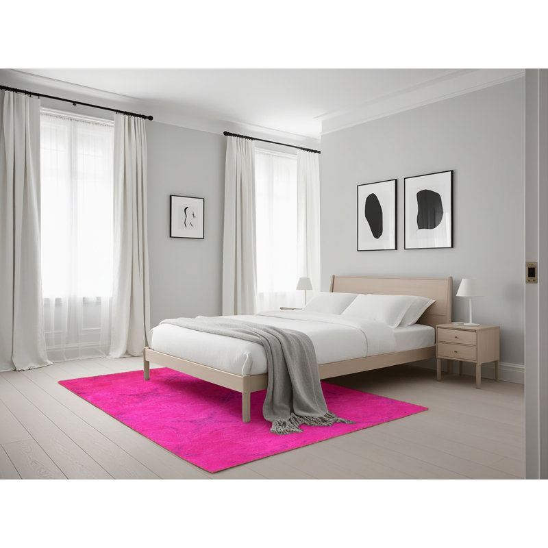Tapis rose chaud Griggstown, Rectangle 5 pi x 7 pi