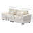 79.5" Modern Fabric Sofa With Cushions,Sleek Arm Design,And Sturdy Solid Wood Frame–Comfortable Seating For Living Room,Bedroom,Or Office Lounge-1231401694