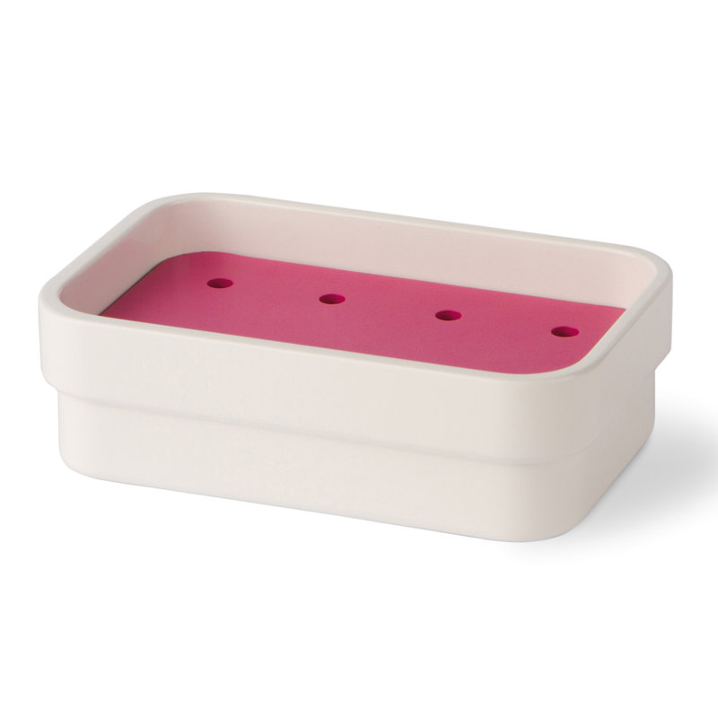 Curva Soap Dish, Fuchsia