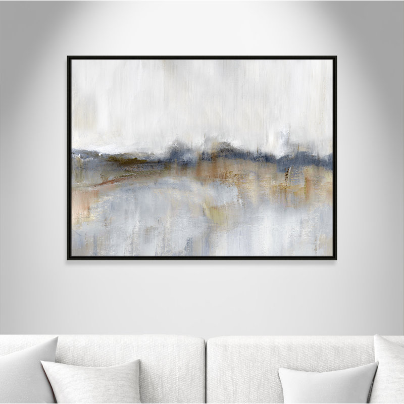 Autumnal Tide by Nan - Floater Frame Print on Canvas, 31.5" H x 41.5" W, Black