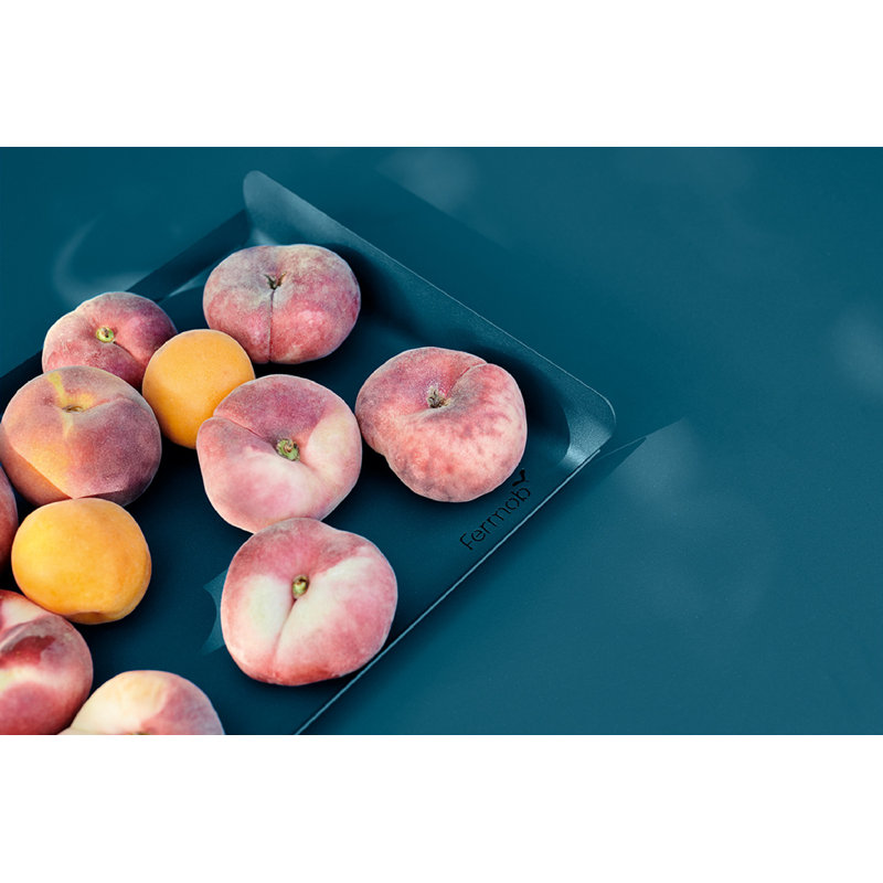 Alto Steel Decorative Tray, Acapulco Blue