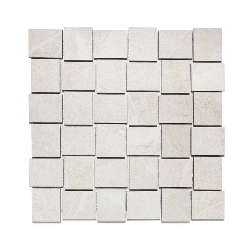 Carreau de mosaïque de plancher et de mur en porcelaine mate, Sand